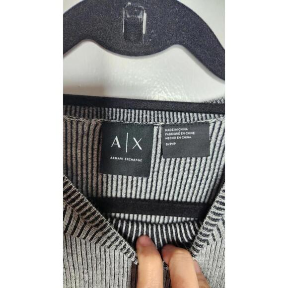 Armani Exchange Men Long Sleeve Sweatshirt Size S Academia color Block - Picture 5 of 7